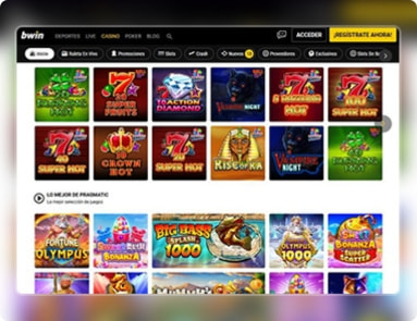 Página web de casino bwin.