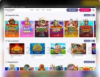 Página web de Gran Madrid Casino Online
